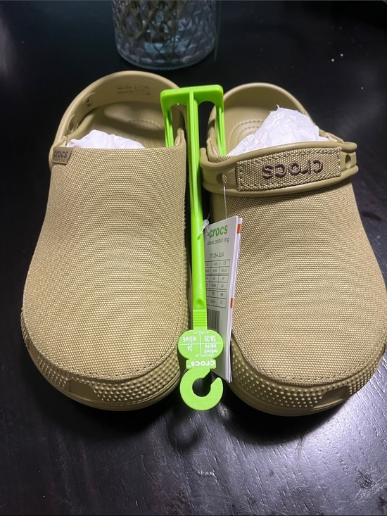CROCS Shoes - CROCS Canvas Clog in Green
